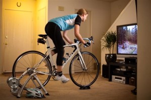 Indoor trainer - sometimes you are forced to cycle indoors