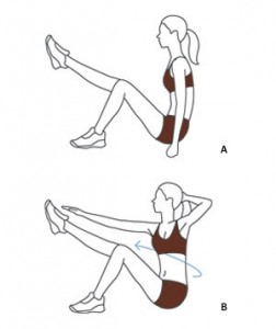 oblique reach exercises to strengthen core