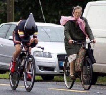 faster cyclist