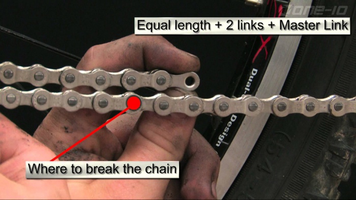 bike chain length