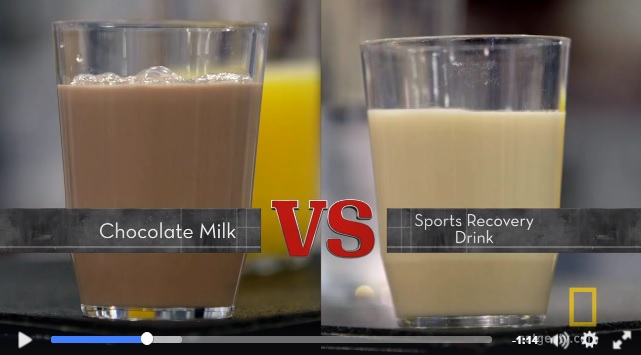 chocolate milk vs. sports recovery drink