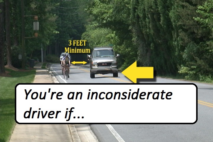you're an inconsiderate driver if1